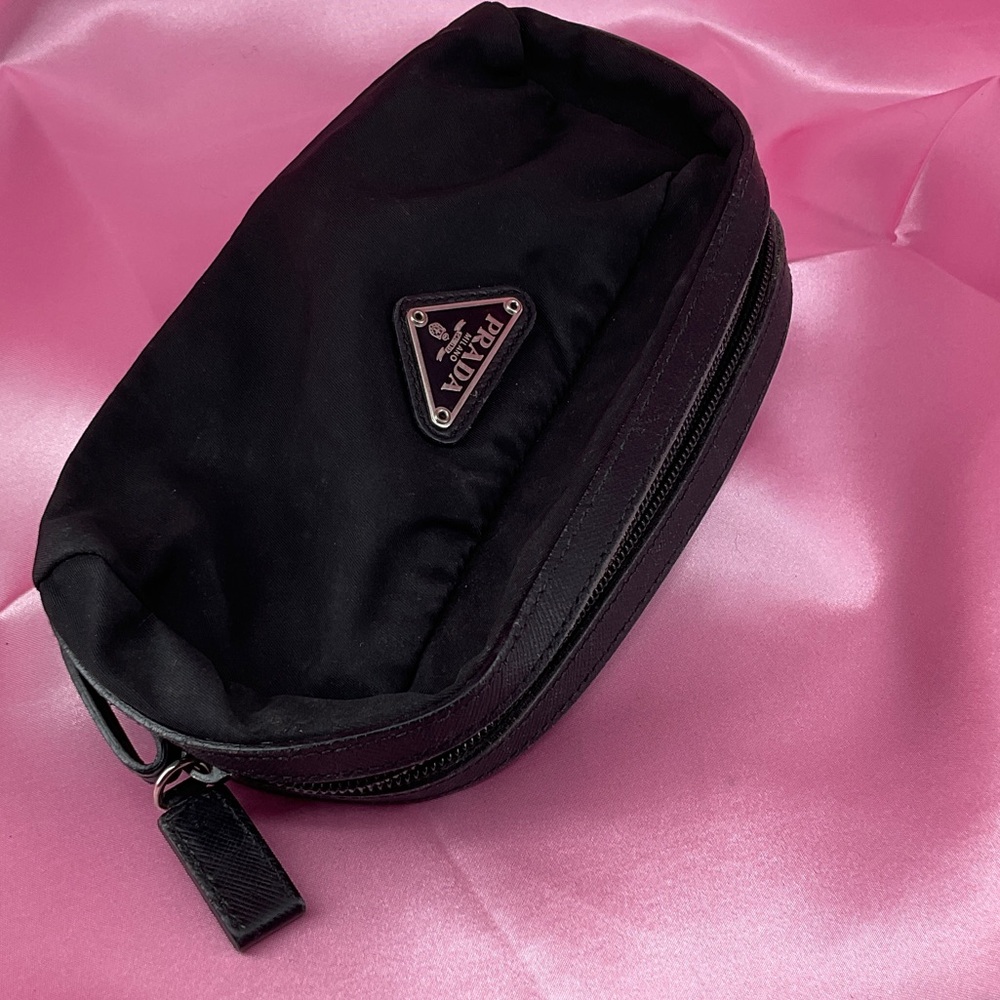 Prada Black Nylon Cosmetic Bag - Picture 2 of 11